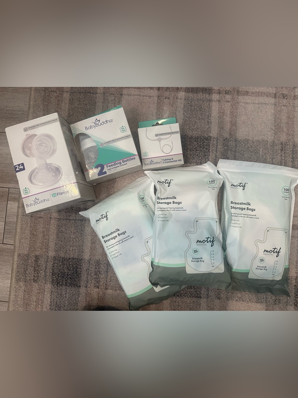 BabyBuddha Pump Set and Milk Bags
